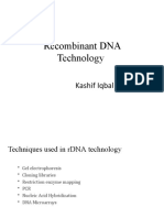 Recombinant DNA Technology