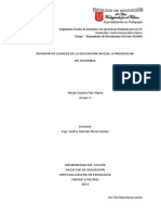 Referentes Legales de La Educación Inicial o Preescolar en Colombia