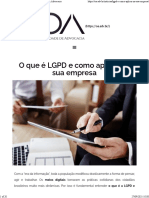 O Que É LGPD e Como Aplicar Na Sua Empresa - OA Advocacia