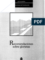 Recomendaciones Sobre Glorietas - Ministerio de Fomento - Dirección General de Carreteras