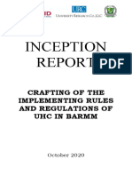 Usaid Inception Report Updated