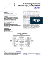 16-Channel High Performance Differential Output, 192 KHZ, 24-Bit Dac