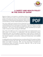 Occupational Safety and Health Policy in The State of Qatar