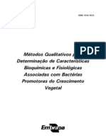 Métodos Quantitativos para Determinação de Características Bioquímicas e Fisiológicas Associadas Com Bactérias Promotoras de Crescimento Vegetal - Embrapa