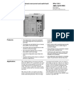 Combined Overcurrent and Earth-Fault Relay: 1MRS 750355-MBG Spaj 135 C