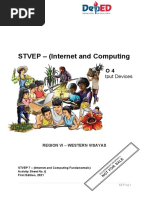 STVEP - (Internet and Computing Fundamentals) : Activity Sheet Quarter 1 - LO 4