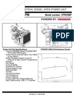 22.0HP at 3000RPM: Yanmar Industrial Diesel Open Power Unit