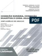 Cognição Sumária, Cognição Exaustiva e Coisa Julgada