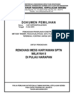 Dok Konstruksi Renovasi Mess Karyawan SPTN Ii