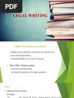 Legal Writing: Susan M. Flores-Danao Professor