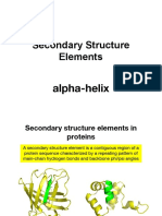 Secondary Structure Elements: Alpha-Helix