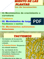 Movimientos Plantas