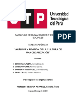 Tarea Academica 1 - Psicologia Organizacional