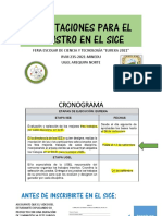 Orientaciones para El Registro en El Sice para La Etapa Ugel