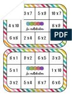 Bingo Des Multiplications