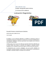 Evaluacion Diagnostica de 5to Grados Mercedes