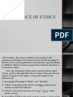 The Science of Ethics