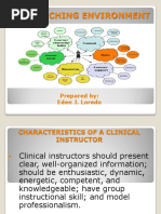 The Teaching Environment - Powerpoint Presentation