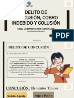 Concusión Cobro Indebido y Colusión