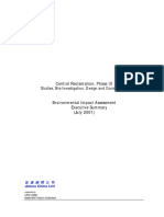 Central Reclamation, Phase III: Studies, Site Investigation, Design and Construction