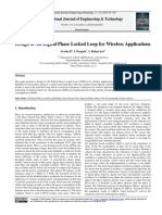 Design of All Digital Phase Locked Loop For Wirele