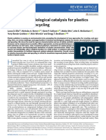 Chemical and Biological Catalysis For Plastics Recycling and Upcycling