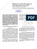 Review On Different Control Strategies of LLC Series Resonant Converters