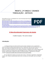 Arrebatamento, 2 Vinda de Cristo e Grande Tribulação