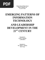 Study Guide - Emerging Patterns of Information Technology