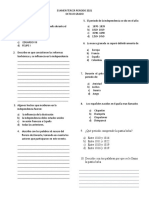 Examen de Sociales 8