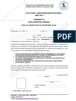 Formato A - Acreditacion Personero Legal