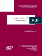 Aerodynamic Noise of Fans: International Energy Agency Energy Conservation in Buildings and Community Systems Programme