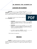 Modelo Denuncia Accidente Trafico Nuevo Codigo Penal MBL Abogados