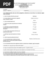 Diagnostico Geografia 1 de Secundaria