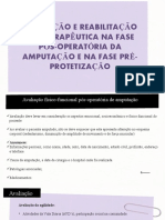 Aula 6 - Avaliação Fisico Funcional - Pós Operatória - Pré Protetização - Lilian Garlini