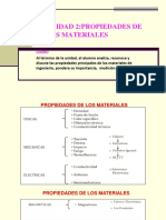 Unidad 2-Sem 3-4-Clase 1apropiedades de Los Materiales