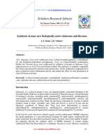 Scholars Research Library: Synthesis of Some New Biologically Active Chalcones and Flavones