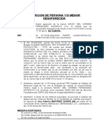 Aparicion de Persona - Menor Desaparecida