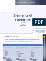 Elements of Literature: Created by Sherice Blair