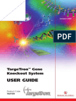 User Guide: Targetron Gene Knockout System