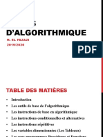 Cours D'algorithmique