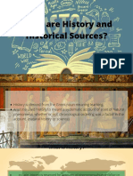 What Are History and Historical Sources