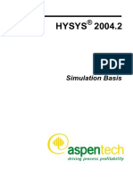 HYSYS Simulation Basis