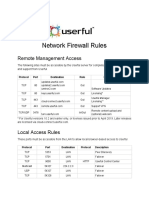 Userful Network Firewall Rules