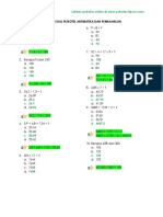 Contoh Soal Psikotes Aritmatika