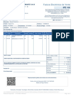 Factura Electrónica de Venta: Industrial Insafe S.A.S