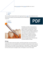 Periodontitis Diseases Periodontal Tissues Alveolar Bone Periodontal Ligament Cementum Gingiva Plaque