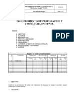 Anexo 1 - PROCEDIMIENTO DE PERFORACIÓN Y TRONADURAS EN TÚNEL