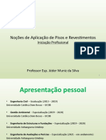 Apresentação - Noções de Aplicação de Pisos e Revestimentos