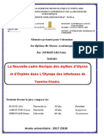 La Nouvelle-Cadre Féerique Des Mythes D'ulysse Et D'orphée Dans L'Olympe Des Infortunes de